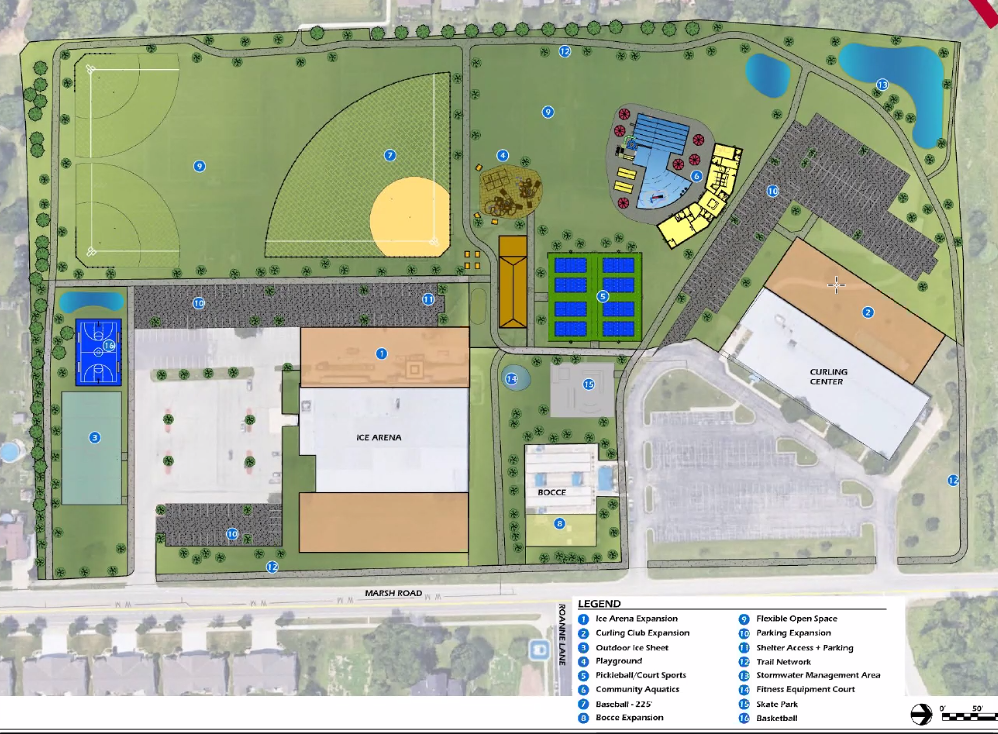 William McFarland Park, rendering